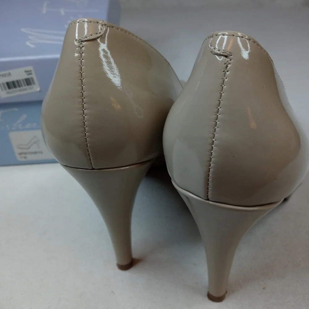 Marc Fisher 'MFsydney2' Pump Nude Patent Leather p